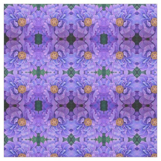 ファブリック – Lavender牡丹 (見本)