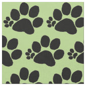 ファブリック – Polydactyl Pawプリント (クローズアップ)