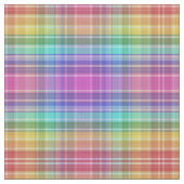 ファブリック – Rainbow Madras (クローズアップ)