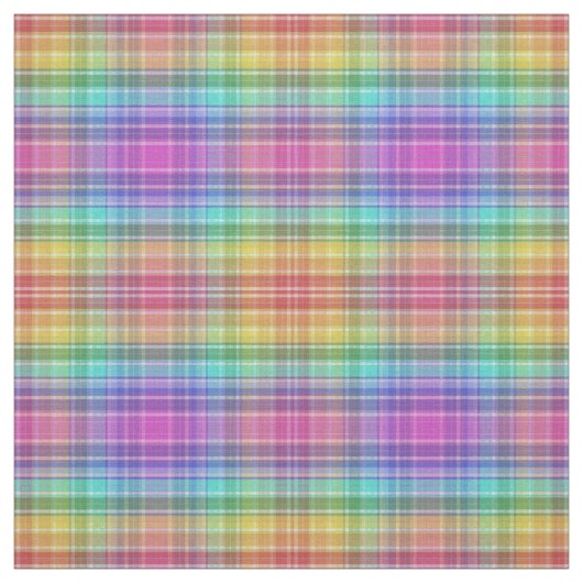ファブリック – Rainbow Madras (見本)