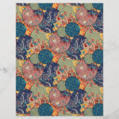 ファブリッ日本のクキルトアーツクラフトスクラップブック紙 (正面)