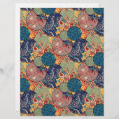 ファブリッ日本のクキルトアーツクラフトスクラップブック紙 (正面/裏面)