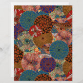 ファブリッ日本のクキルトアーツクラフトスクラップブック紙 (正面/裏面)