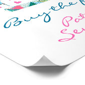 ファブリッ買クパッチワーク裁縫機 ポスター (角)