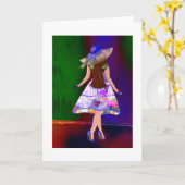 ファブリーマリークリエイティブデザイン カード (黄色い花)