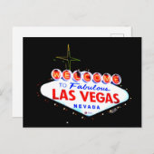 ファブリーラスベガスネバダシンシティへようこそ ポストカード (正面/裏面)