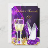 ファブルパープルハイヒールシャンパーニュパーティー2 招待状 (正面)