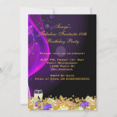 ファブルパープルハイヒールシャンパーニュパーティー3 招待状 (裏面)