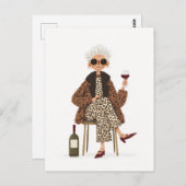 ファブルーティグランマインレオパードスタイル ポストカード (正面/裏面)