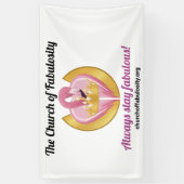 ファブロシティ教会のプロモーションバナー 横断幕 (縦)