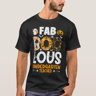 ファブーラス幼稚園の先生 スプーキー かわいい ハロウィン Tシャツ