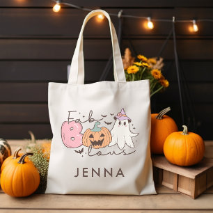 ファブーレトログルービーハロウィンパーソナライズされた トートバッグ