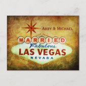 ファブ結婚したルーラスベガスで 案内ポストカード (正面)