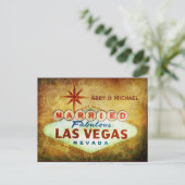ファブ結婚したルーラスベガスで 案内ポストカード (スタンド正面)