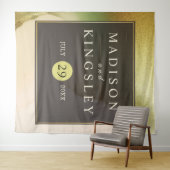 ファブ・シャルトルーズ 💚 ボールド＆スタイリッシュ・バジェット・ウェディング タペストリー (インサイチュ(横))