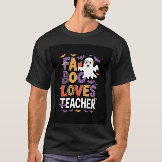 ファブ・ブー・ラウス・レトロ・ハロウィン Tシャツ (正面)
