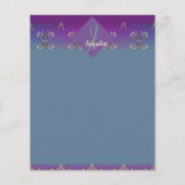 ファベルゲ様モノグラムパープルブルー勾配 (裏面)