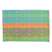 ファベルジュインスパイアバラフローラフォークリバイバルピロー 枕カバー (正面)