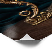 ファベルジュスタイルの宝石とゴシックエッグ。 ポスター (コーナー)