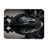 ファベルジュスタイルの宝石とゴシックエッグ。 マグネット (横)