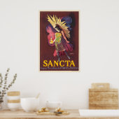 ファベルネー修道院のSancta Liqueur Merveilleuse ポスター (キッチン)