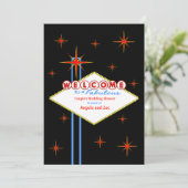 ファボラスベガスナイツウェディングシャワー招待状 招待状 (スタンド正面)