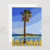 ファマゲスタキプロス – キプロスビーチ シーズンポストカード (正面/裏面)