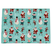 ファミおもしろいリアフォトホリデー抱き枕 ラージペーパーバッグ (正面)