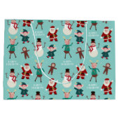 ファミおもしろいリアフォトホリデー抱き枕 ラージペーパーバッグ (裏面)