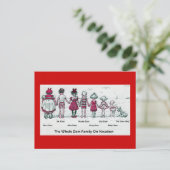 ファミおもしろいリビクトリアンビーチバケーション ポストカード (スタンド正面)