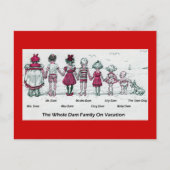 ファミおもしろいリビクトリアンビーチバケーション ポストカード (正面)