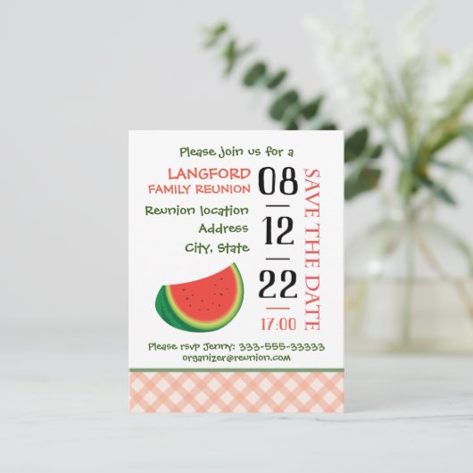 ファミおもしろいリ懇親会デザイン発表はがき 案内ポストカード (スタンド正面)