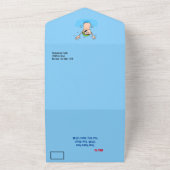 ファミおもしろいリ熱狂する懇親会招待状 オールインワン招待状 (外側)