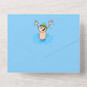 ファミおもしろいリ熱狂する懇親会招待状 オールインワン招待状 (裏面)