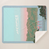 ファミおもしろいンゴ愛好家4 | Flamingo Gives Lover シェルパブランケット (正面(横))