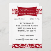 ファミカスタマイズリ懇親会招待状 招待状 (正面/裏面)