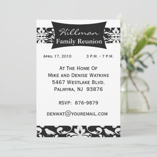 ファミカスタマイズリ懇親会招待状 招待状 (スタンド正面)