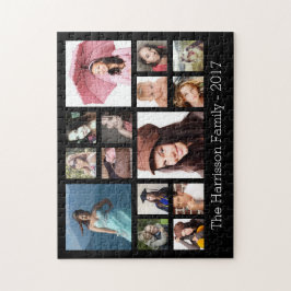 ファミカスタムリーフォトコラージュ ジグソーパズル