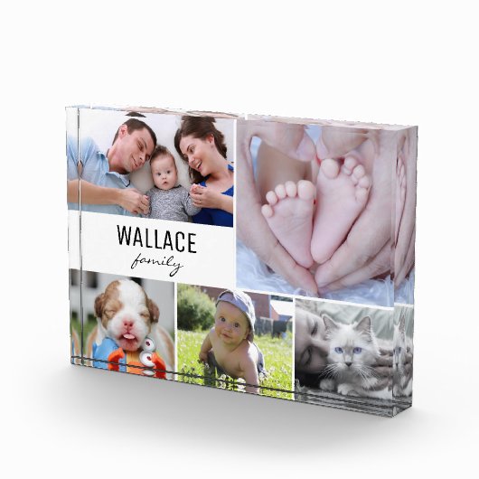 ファミシンプルリ複数のフォトコラージュ複数 フォトブロック (右)