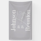 ファミパーソナライズされたモダンリ懇親会パーティー 横断幕 (縦)