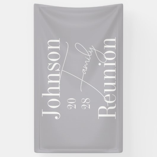 ファミパーソナライズされたモダンリ懇親会パーティー 横断幕 (縦)