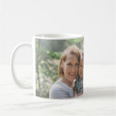 ファミパーソナライズされたリフォトデザイン独自のアップロード画像 コーヒーマグカップ (左)
