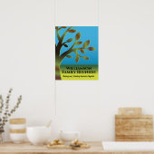 ファミパーソナライズされたリーツリー懇親会イベント ポスター (キッチン)