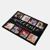 ファミパーソナライズされたリーフォトウェルカムドアマット ドアマット (アングル)