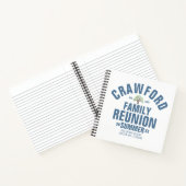 ファミパーソナライズされたリ懇親会渦巻きノート ノートブック (内部)