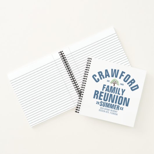 ファミパーソナライズされたリ懇親会渦巻きノート ノートブック (内部)