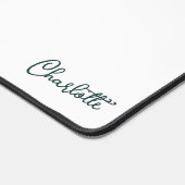 ファミパーソナライズされたリ航海のボートハウス デスクマット (コーナー)