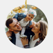 ファミモダンエレガントリカスタムの写真両面 セラミックオーナメント (裏面)