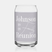 ファミモダンパーソナライズされたリ懇親会パーティー ガラス缶 (裏面)