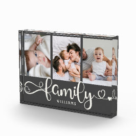 ファミモダンリスクリプトコラージュシンプルエレガント写真  フォトブロック